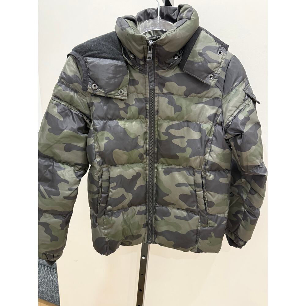 S13 - Camo Downhill Down Puffer Jacket - Size 12
